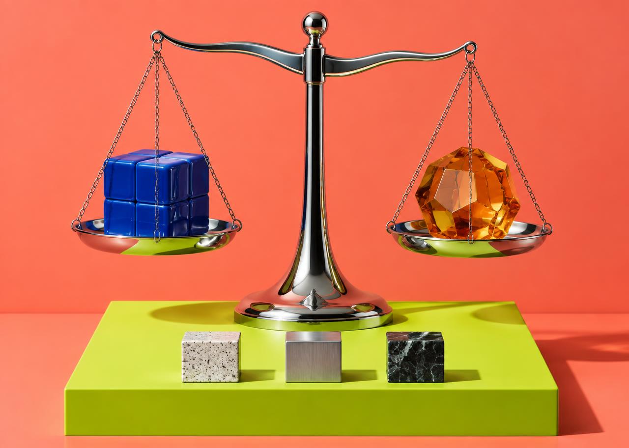 Conceptual editorial still life illustrating software: How to Choose AI Software in 2026: A Complete Buying Guide
