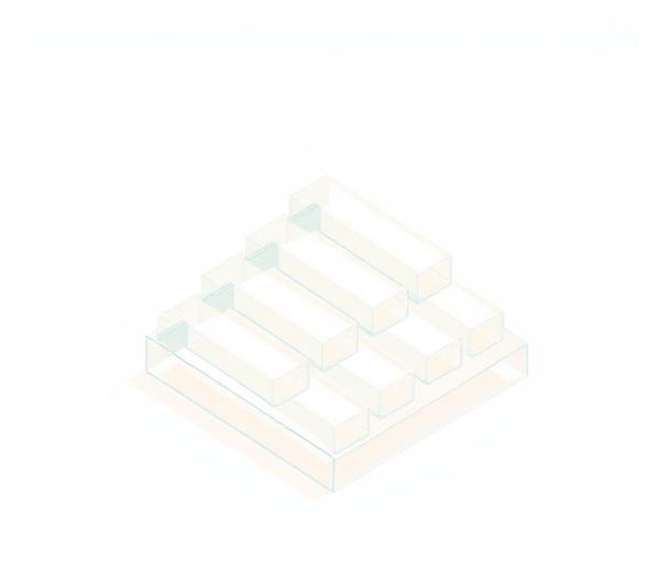 Stepped isometric bars